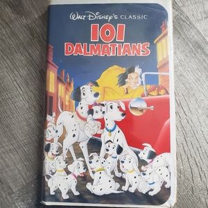 RARE black diamond disney 101 dalmatians vhs